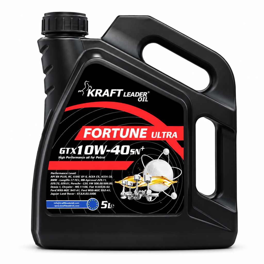 روغن موتور خودرو کرافت (Kraft) مدل SN+ گرید 10W-40 – حجم 4 لیتر
